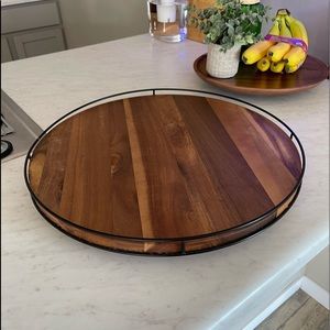 18 inch large lazy Susan tray by Hearth and Hands, Magnolia. Target.